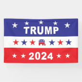 TRUMP 2024 BANNER (Horizontal)