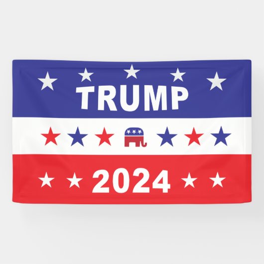 TRUMP 2024 BANNER (Horizontal)