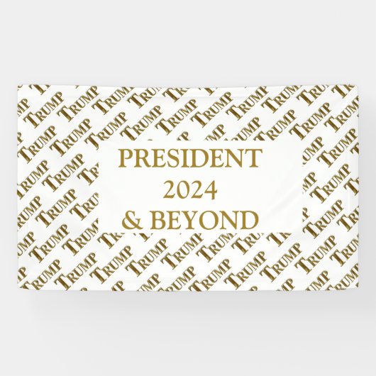 TRUMP 2024 BANNER (Horizontal)
