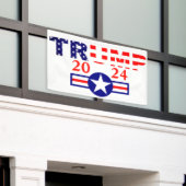 Trump 2024 banner (Äußeres Gebäude)