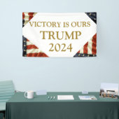 Trump 2024 banner (Messeveranstaltung)