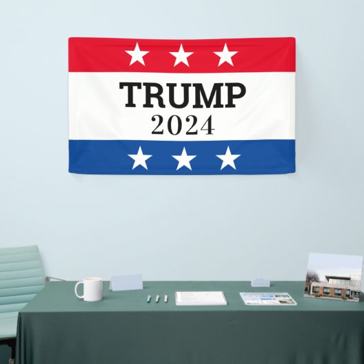 Trump 2024 banner (Messeveranstaltung)