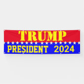 TRUMP 2024 BANNER (Horizontal)