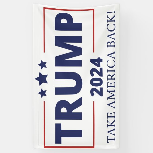 Trump 2024 banner (Vertikal)