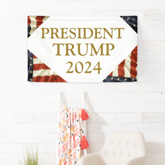Trump 2024 banner (Insitu)
