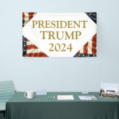 Trump 2024 banner (Messeveranstaltung)