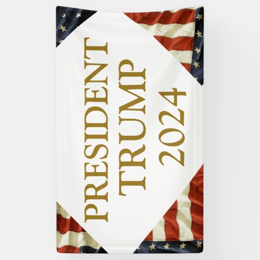 Trump 2024 banner (Vertikal)