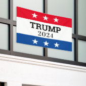 Trump 2024 banner (Äußeres Gebäude)