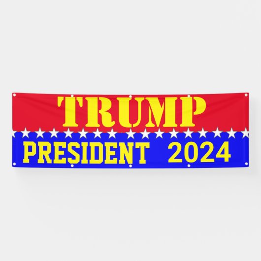TRUMP 2024 BANNER (Horizontal)