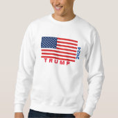 TRUMP 2024 Basic Sweatshirt (weiß) (Vorderseite)