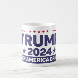 Trump 2024 - Behalt Amerika groß Kaffeetasse