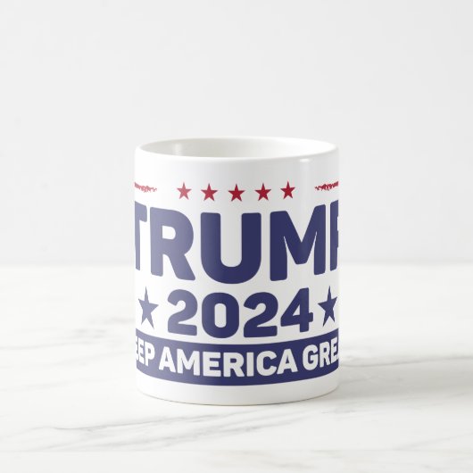 Trump 2024 - Behalt Amerika groß Kaffeetasse (Mittel)