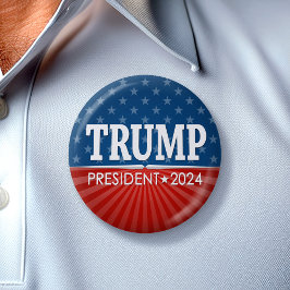 Trump 2024 Behielt Amerika groß - blau rot Button