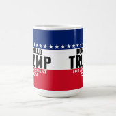 Trump 2024 Behielt Amerika groß - blau rot Kaffeetasse (Mittel)