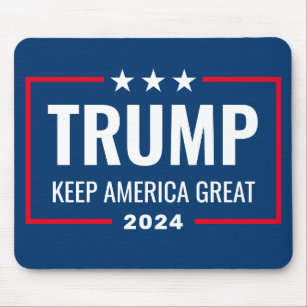 Trump 2024 Behielt Amerika groß - blau rot Mousepad
