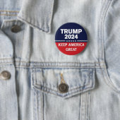 Trump 2024 Behielt Amerika groß Button (Beispiel)