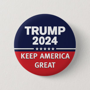 Trump 2024 Behielt Amerika groß Button