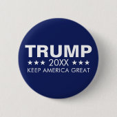 Trump 2024 Behielt Amerika groß Button (Vorderseite)