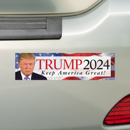 Trump 2024 Behielt Amerika großen Autoaufkleber (Auf Auto)