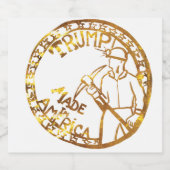 TRUMP 2024 BIERFLASCHENETIKETT (Einzelnes Label)