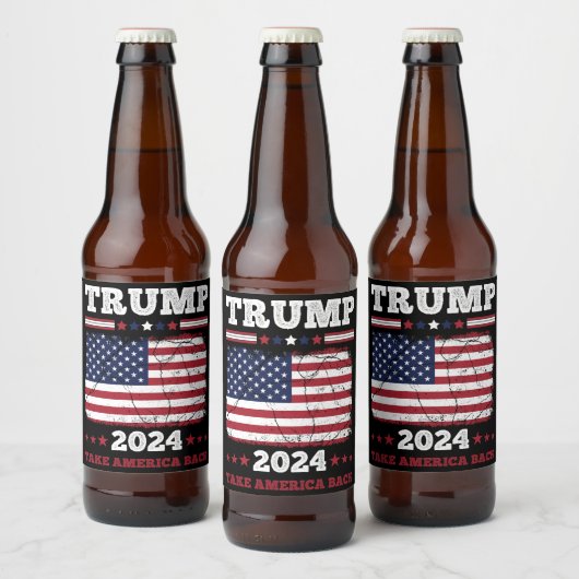 Trump 2024 bierflaschenetikett (Flaschen)