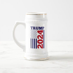 Trump 2024 bierglas
