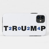 Trump 2024 Blue Case-Mate iPhone Hülle (Rückseite (Horizontal))