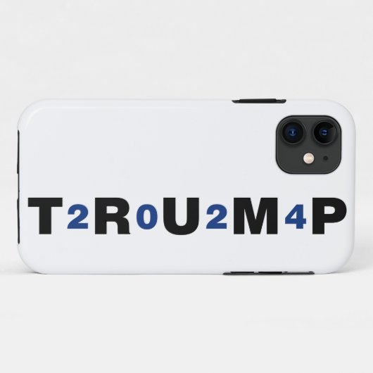 Trump 2024 Blue Case-Mate iPhone Hülle (Rückseite (Horizontal))