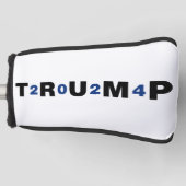 Trump 2024 Blue Golf Headcover (Vorderseite)