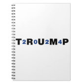 Trump 2024 Blue Notizblock (Vorderseite)