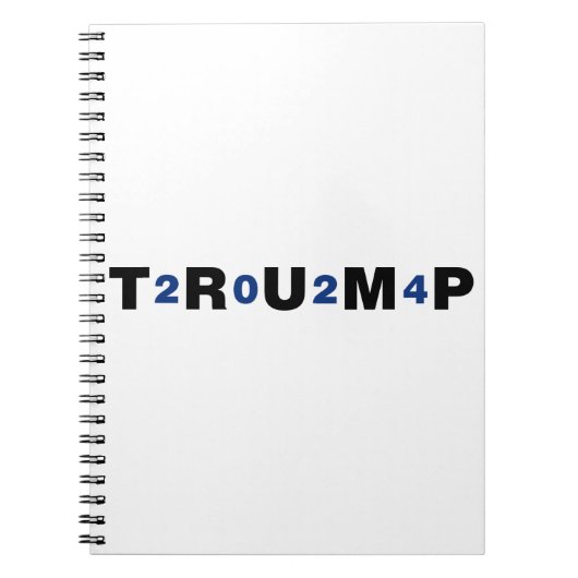 Trump 2024 Blue Notizblock (Vorderseite)