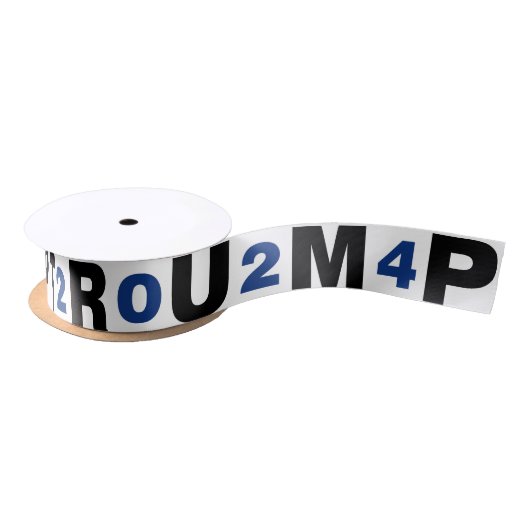 Trump 2024 Blue Satinband (Spule)