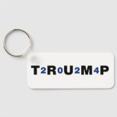 Trump 2024 Blue Schlüsselanhänger (Rückseite)