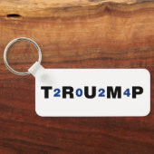 Trump 2024 Blue Schlüsselanhänger (Rückseite)