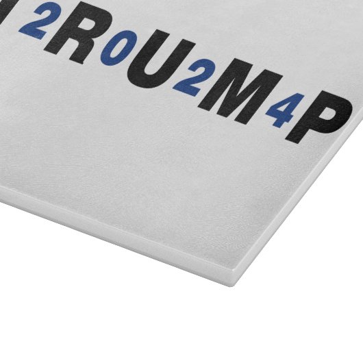 Trump 2024 Blue Schneidebrett (Ecke)