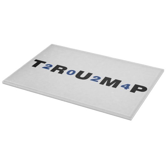 Trump 2024 Blue Schneidebrett (Ecke)