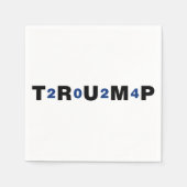 Trump 2024 Blue Serviette (Vorderseite)