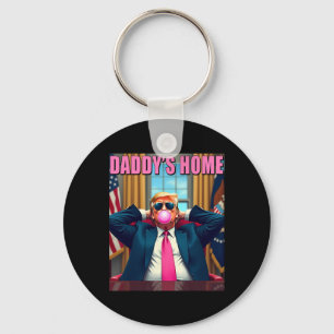 Trump 2024 Bring America Ck Daddy's Home Pink Bubb Schlüsselanhänger