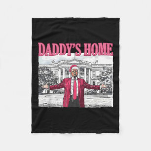 Trump 2024 Bring America Ck Daddy's Home Trump Pin Fleecedecke