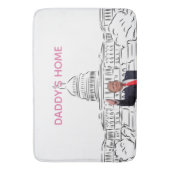 Trump 2024 bringt Amerika zurück auf Daddys Zuhaus Badematte (Vorderseite Vertikal)