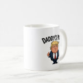Trump 2024 bringt Amerika zurück auf Daddys Zuhaus Kaffeetasse (VorderseiteRechts)