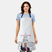 Trump 2024 bringt Amerika zurück auf Daddys Zuhaus Schürze (Getragen)