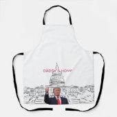 Trump 2024 bringt Amerika zurück auf Daddys Zuhaus Schürze (Vorderseite)