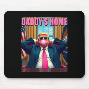 Trump 2024 bringt Amerika zurück zum Zuhause Pink  Mousepad
