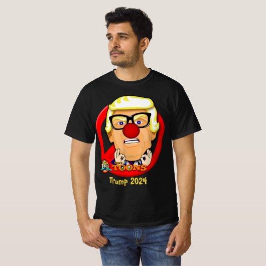 Trump 2024 - Bubbas Toon T-Shirts T - Shirt (Vorne ganz)