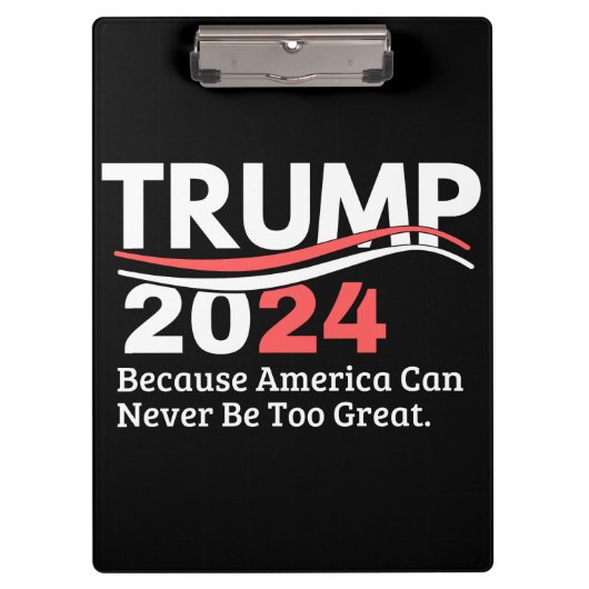 trump 2024 bumper klemmbrett (Vorderseite)