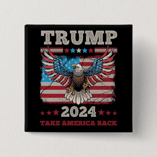 Trump 2024 button (Vorderseite)