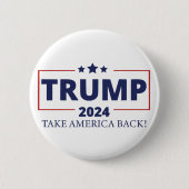 Trump 2024 button (Vorderseite)
