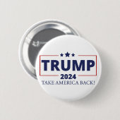 Trump 2024 button (Vorne & Hinten)