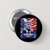 Trump 2024 button (Vorne & Hinten)